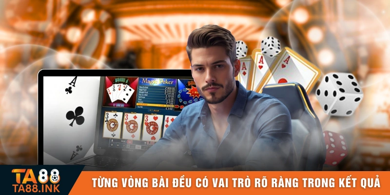Từng vòng bài đều có vai trò rõ ràng trong kết quả